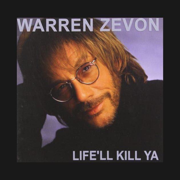 WARREN ZEVON MERCH VTG by Kiecx Art