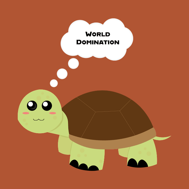 World Domination Tortoise by Eliza-Grace