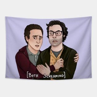 [BOTH SCREAMING] transparent background Tapestry