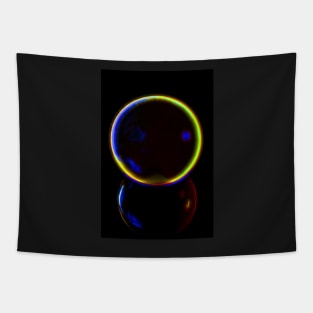 Neon Marble Tapestry