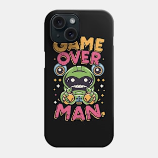 Game Over Man in Alien Invasion Style Phone Case