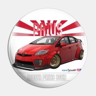 Toyota Prius 2JZ Red Pin