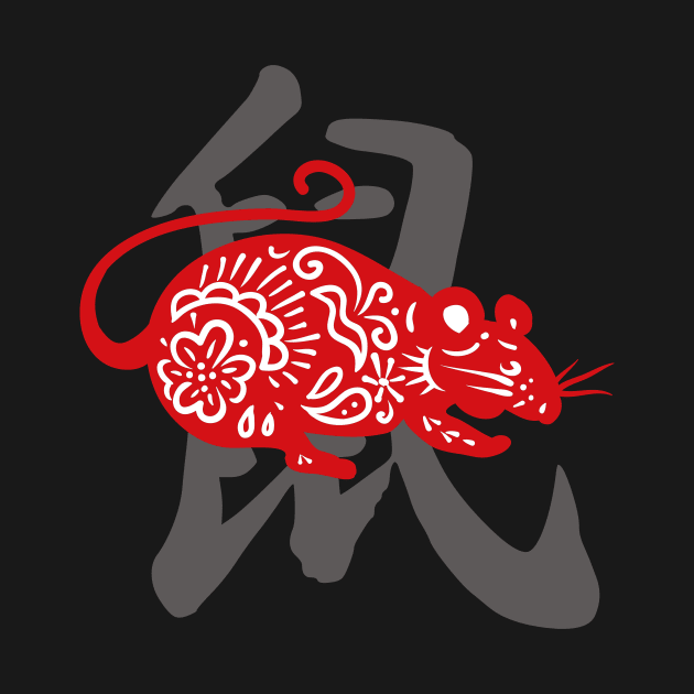 Year of the Rat Chinese Horoscope by Foxxy Merch