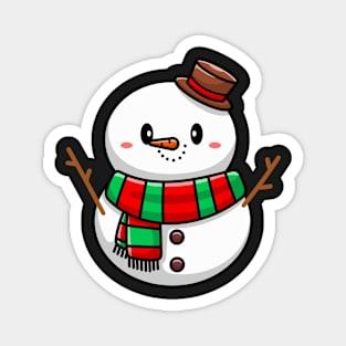 Snowman Magnet