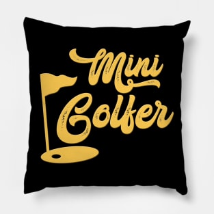 Mini Golfer Pillow