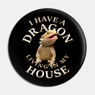 Bearded Dragon Reptile Pet Lover Pin