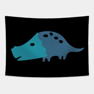 Dino funny cartoon design so cute doodle art. Tapestry