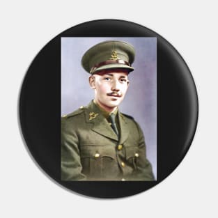 Young Captain Tom Moore Pin