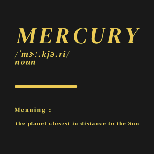 Word Mercury T-Shirt