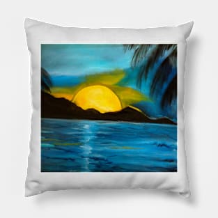 Tropical Moonshine Pillow