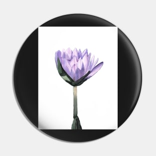 Water Lily Watercolor Painting Pin