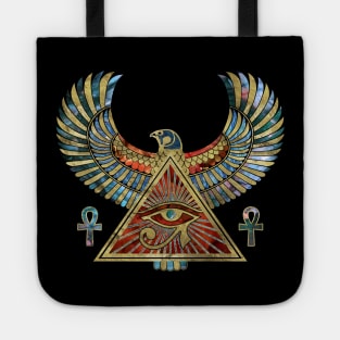 Eye of Horus - Wadjet  Gemstone and Gold Tote