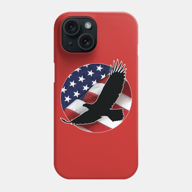 Flying Eagle - 9 Phone Case by Brightfeather
