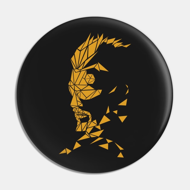 Adam Jensen Polygon Pin by Chemic