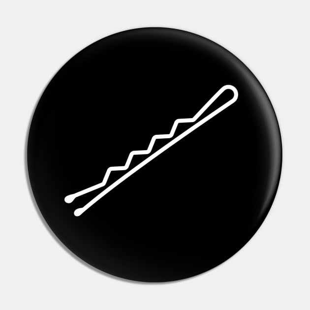 Bobby Pin Hairpin - Hairdresser and Hairstylist Gift Pin by Ionport