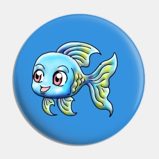 BLUE FISH Pin