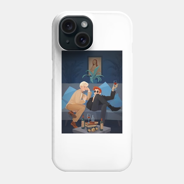 Good Old-Fashioned Lover Boys Phone Case by illustore