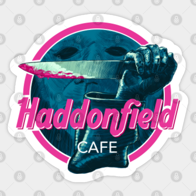American Horror Cafe Haddonfield - Happy Holidays - Sticker