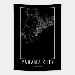 Panama City Minimalist Map Tapestry