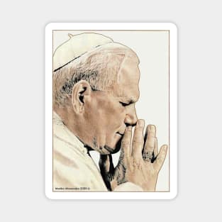 Pope John Paul II Magnet