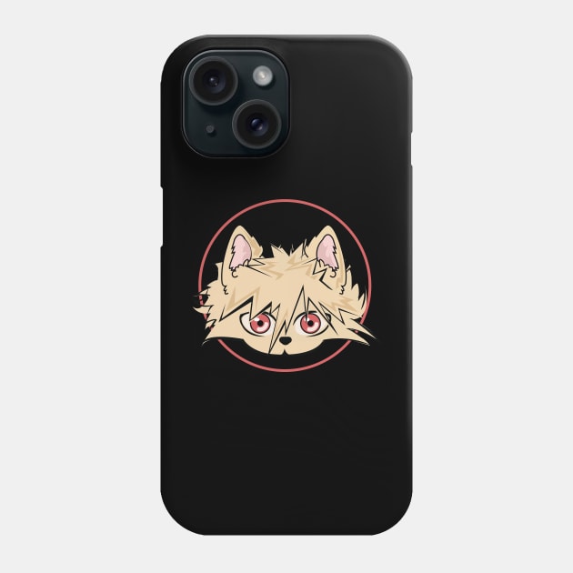 bakugo cat Phone Case by Brash Ideas