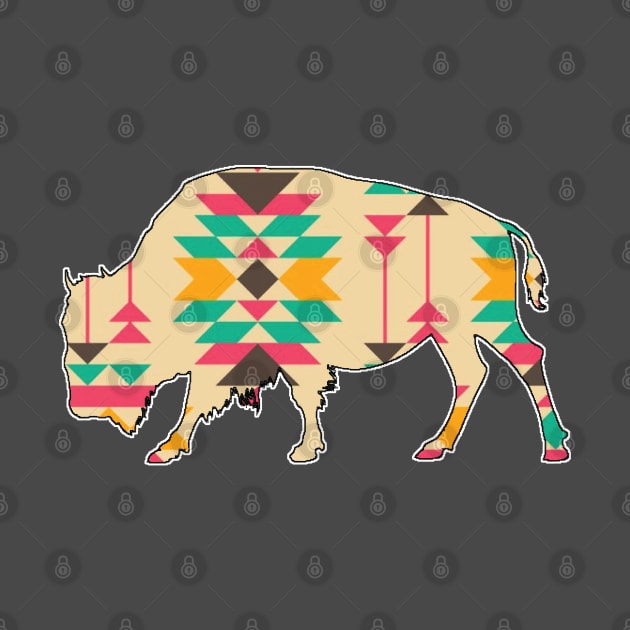 Bison Pattern - 8 (alt) by Brightfeather