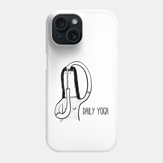 Yoga time Phone Case by idisegnidiflora