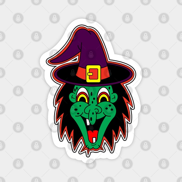 Wacky Witch Magnet by OrneryDevilDesign