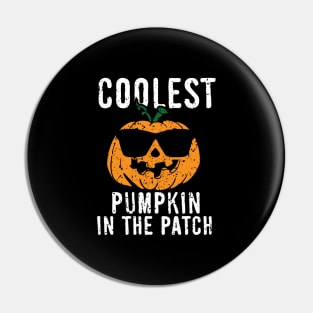 Coolest Pumpkin In Patch, Halloween Gift product Pin