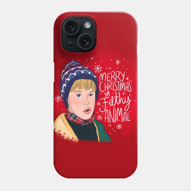 Merry Christmas Ya Filthy Animal Phone Case by dilemserbest