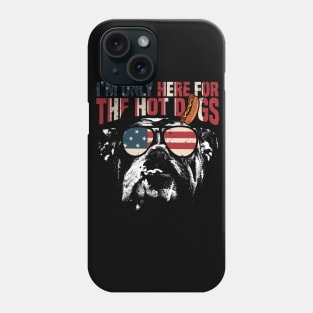 English Bulldog Shirt Funny 4th of July Pup Tee Phone Case