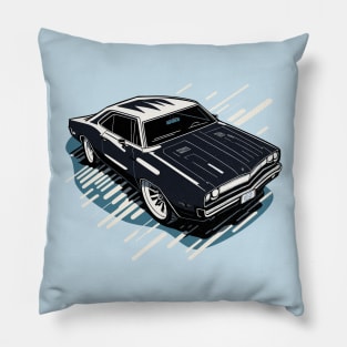 Classic Car Power Unleashed Pillow