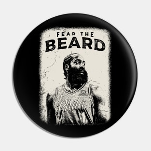 Fear the beard Pin