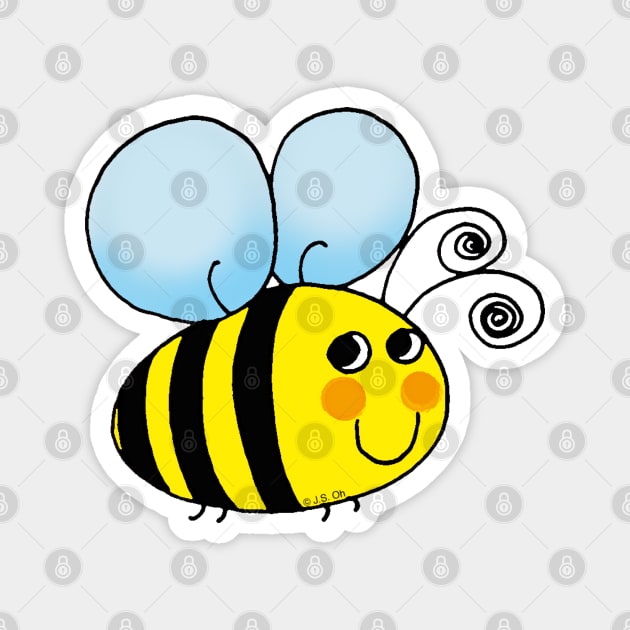 cute honey bee Magnet by cartoonygifts