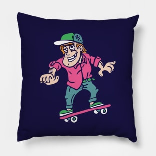 Sk8t3r Bo1 - Skater Boy Pillow