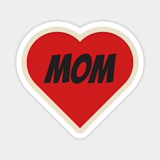 Mom Love Heart Magnet