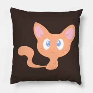 Cute Orange Kitty Pillow