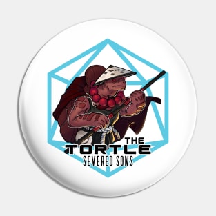 The Tortle D20 Pin