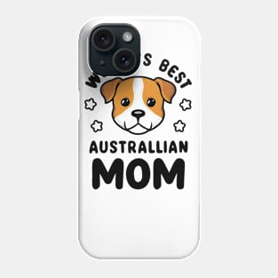 Mini Australian Shepherd Gifts World's Best Aussie Mom Phone Case