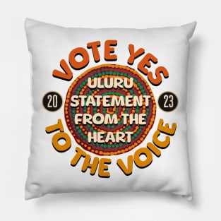 Vote YES to Indigenous Voice to Parliament Australia Pillow