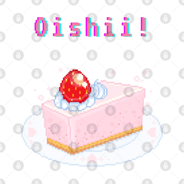 Kawaii Pixel Oishii Dream Dessert (strawberry mousse) by OMC Designs