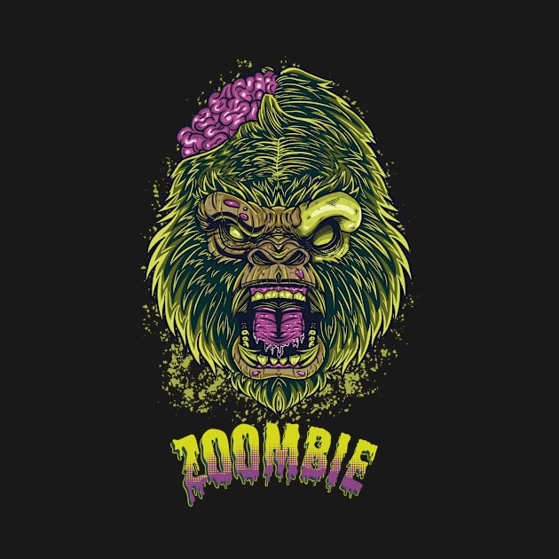 Zoombie Gorilla by HDmonti