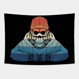 Retro Gorilla Hoodie Tapestry