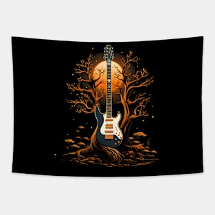 Guitar Tree of Life Electric Guitarist Tapestry