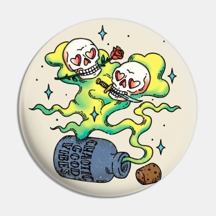 Chaotic Good Skulls Pin