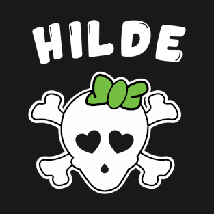 Piratin Hilde Design For Girls And Women T-Shirt