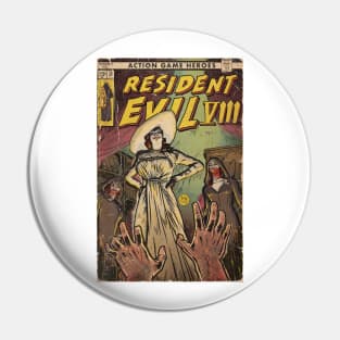 Resident Evil 8 fan art comic cover Pin