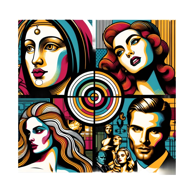 Pop Art Pantheon by Rendigart