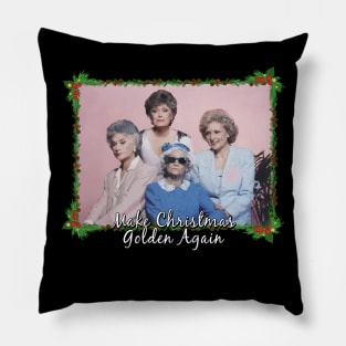 Christmas golden girls Pillow