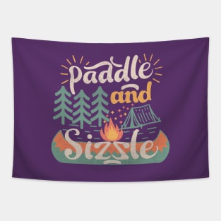 Paddle and Sizzle Adventure Tapestry